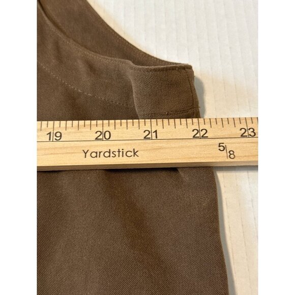 Orvis Vest Men's Brown Button Front Pockets Lightweight Large - Picture 7 of 10